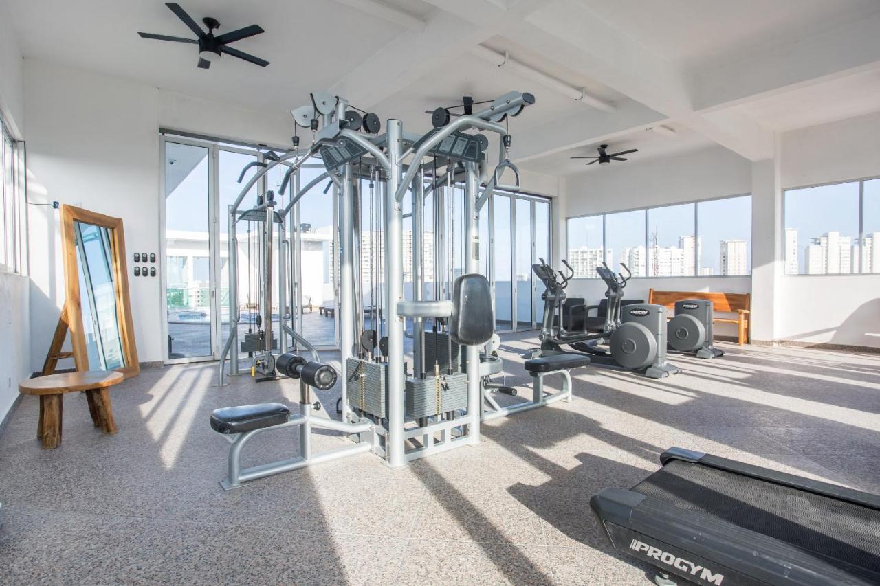 Capital O Cancun Ocean View, Cancún Eksteriør bilde The gym at the hotel